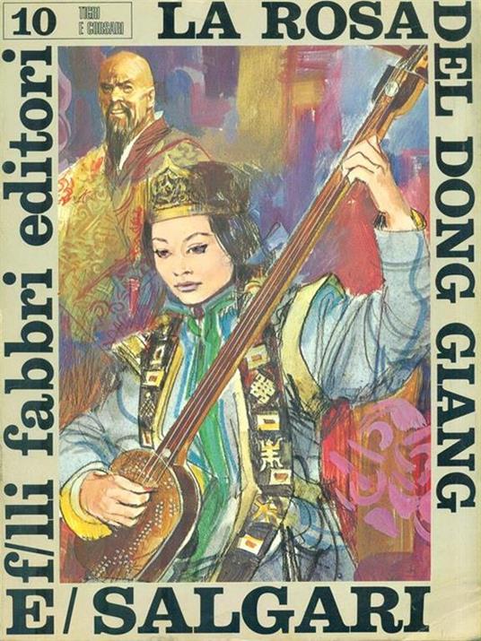 La rosa del Dong Giang - Emilio Salgari - copertina