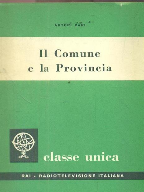 Il Comune e la Provincia - copertina