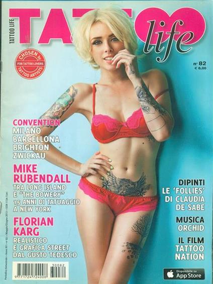 Tatto life. Anno XV n. 82 Maggio Giugno 2013 - copertina