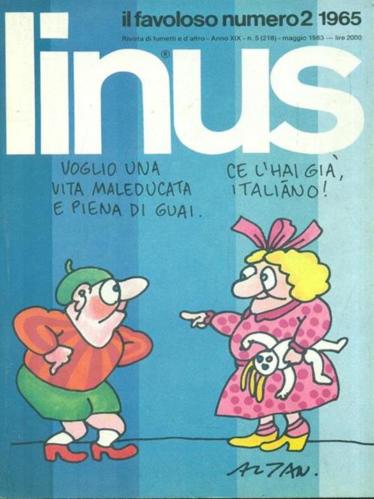 Linus. Anno XIX n. 5 (218) Maggio 1983 - 4