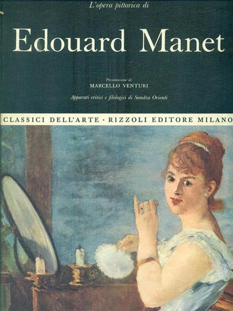 L' opera pittorica di Edouard Manet - Marcello Venturi - copertina