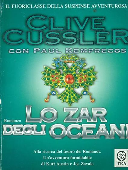 Lo zar degli oceani - Clive Cussler - copertina