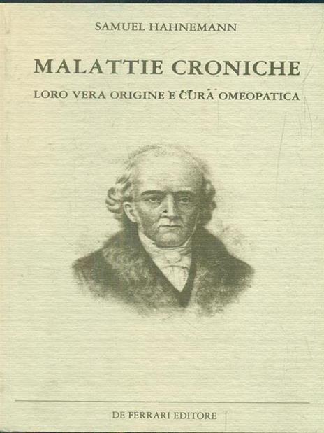 Malattie croniche. Loro vera origine e cura omeopatica - Samuel Hahnemann - copertina