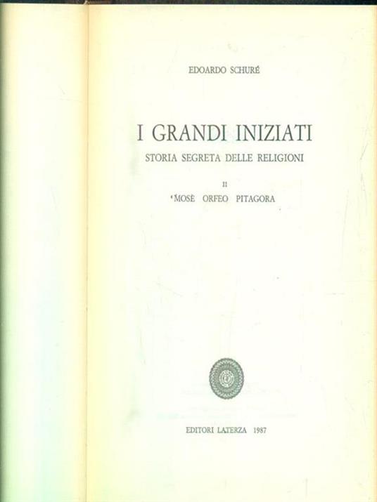 I grandi iniziati - Edouard Schuré - 4