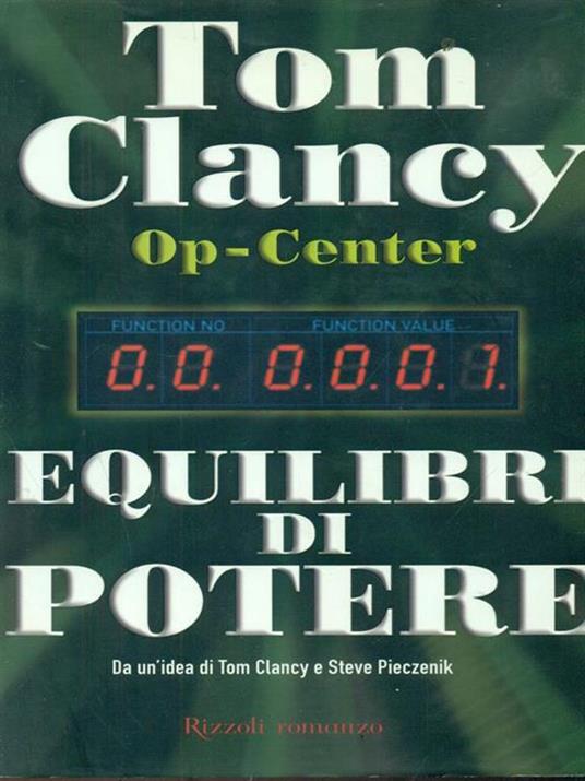 Op-Center. Equilibri di potere - Tom Clancy - copertina