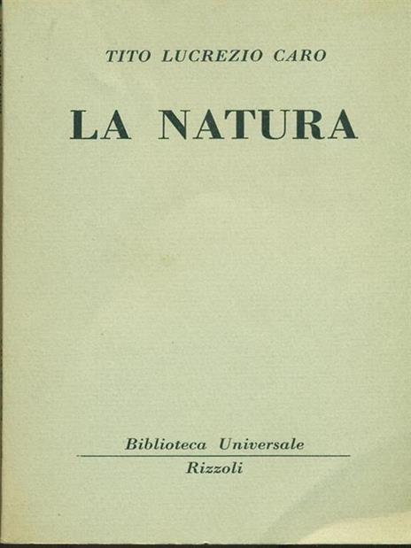 La  natura - Tito Lucrezio Caro - 4