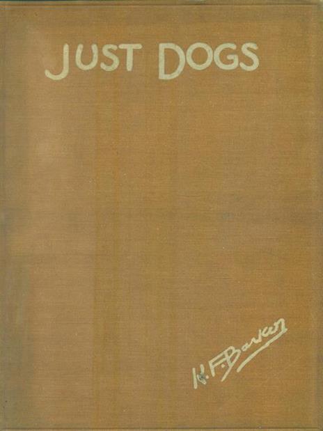 Just dogs - K. F. Barker - copertina