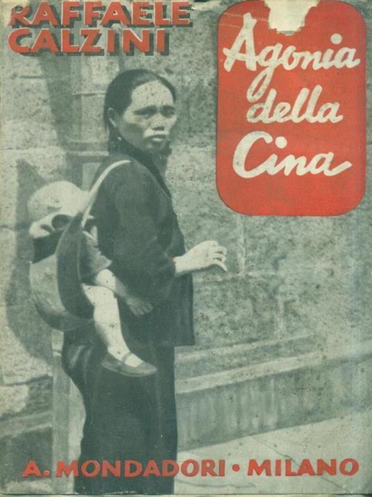 Agonia della Cina - Raffaele Calzini - copertina