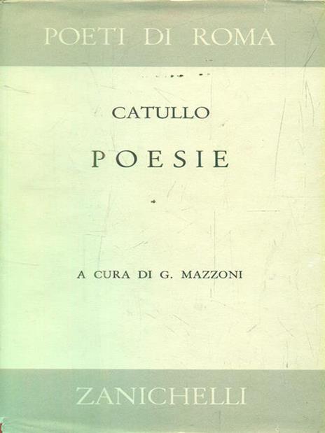 Poesie - Gaio Valerio Catullo - 3
