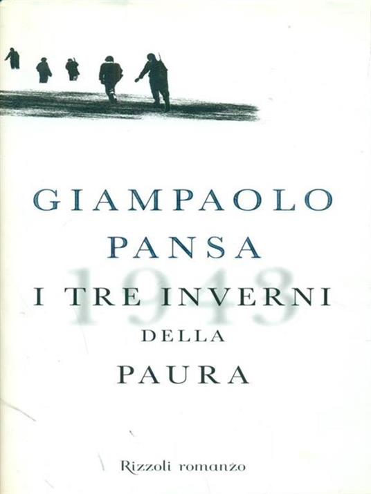 I tre inverni della paura - Giampaolo Pansa - copertina