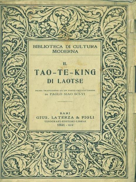 Il Tao-Te-King di Laotse - 4