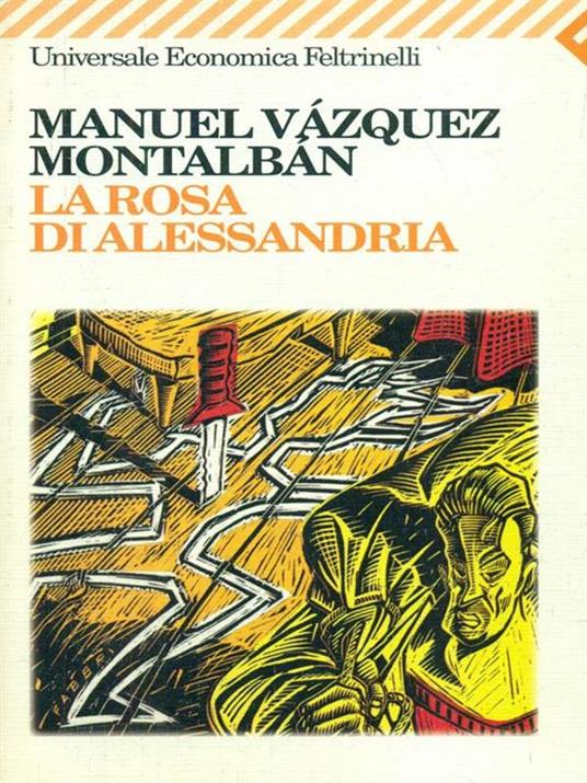 La  rosa di Alessandria - Manuel Vázquez Montalbán - copertina