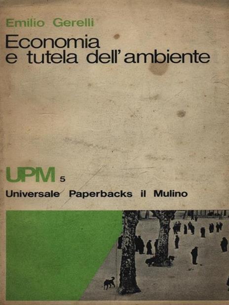 Economia e tutela dell'ambiente - Emilio Gerelli - copertina