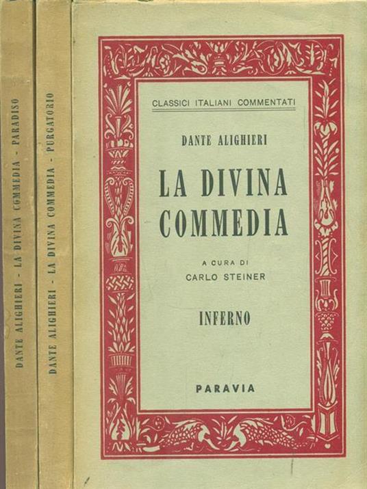 La Divina Commedia. 3 Volumi - Dante Alighieri - Libro Usato - Paravia -  classici italiani commentati | IBS