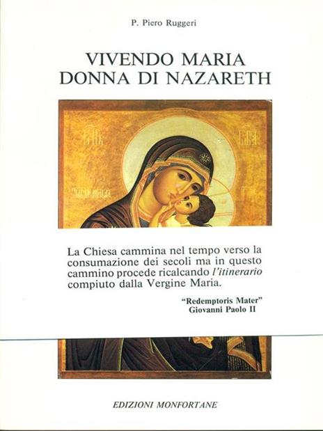 Vivendo Maria donna di Nazareth - Piero Ruggeri - copertina