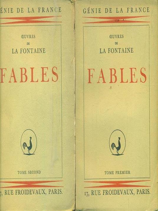 Fables - Jean La Fontaine - copertina