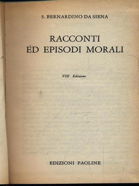 Racconti ed episodi morali - 2