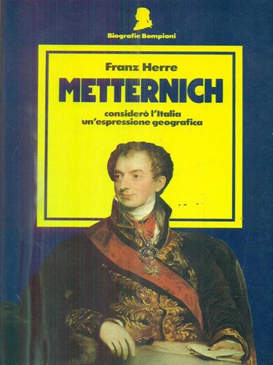 Metternich - Franz Herre - copertina