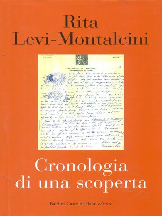 Cronologia di una scoperta - Rita Levi Montalcini - copertina