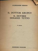 Il dottor Krupov Il dovere innanzitutto