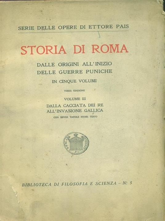 Storia di Roma. Volume III - 4