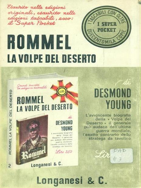 Rommel la volpe del deserto - Desmond Young - copertina