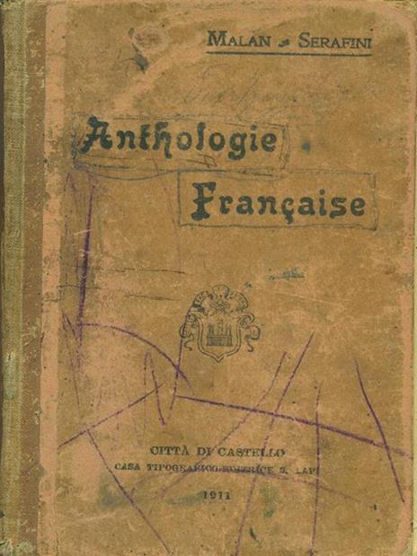 Anthologie francaise - copertina