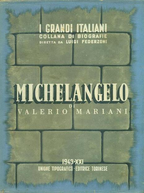 Michelangelo - Valerio Mariani - copertina