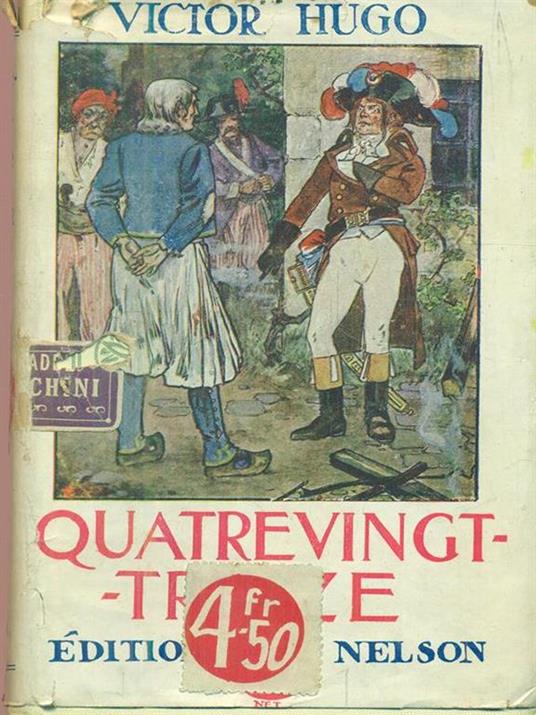   Quatrevingt-treize - Victor Hugo - copertina