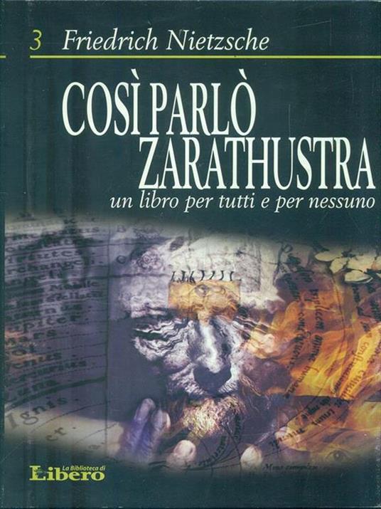 Così parlò Zarathustra - Friedrich Nietzsche - copertina