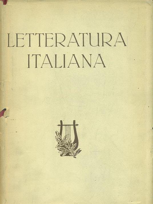 Letteratura Italiana I. Il Medio evo - Arturo Pompeati - copertina