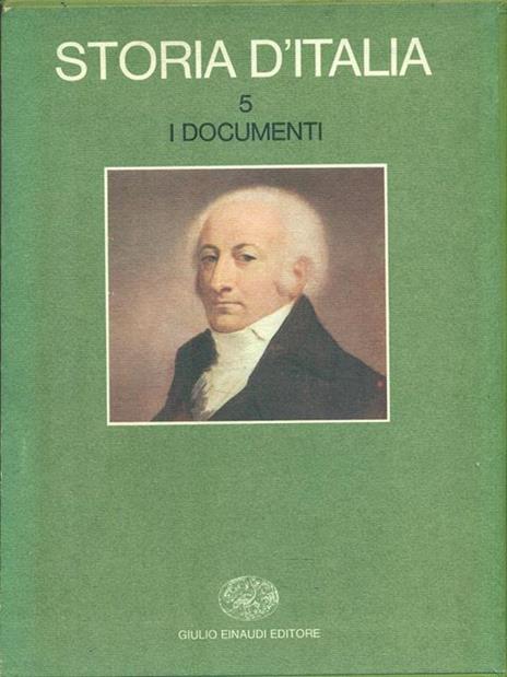   Storia d'Italia 5. I documenti - Ruggiero Romano - copertina