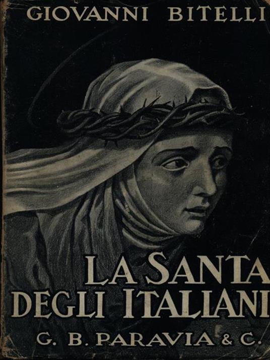 La Santa degli Italiani - Giovanni Bitelli - copertina