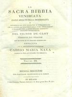 La Sacra Bibbia vendicata. Volume III