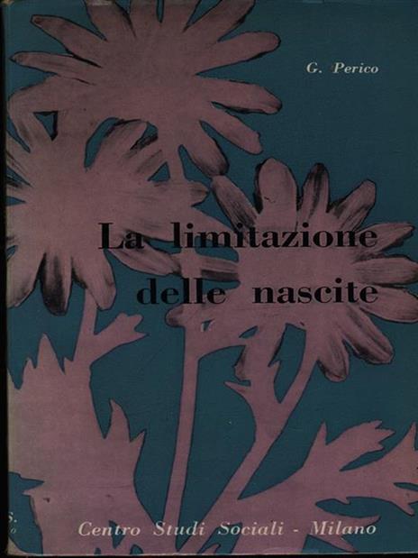 La limitazione delle nascite - Giacomo Perico - copertina