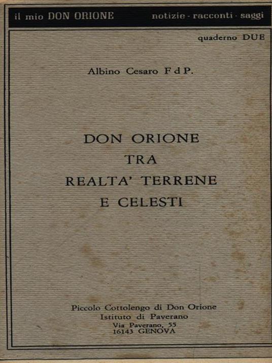 Don Orione tra realtà terrene e celesti - Albino Cesaro - 3