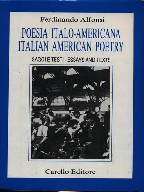   Poesia italo-americana - Ferdinando Alfonsi - copertina