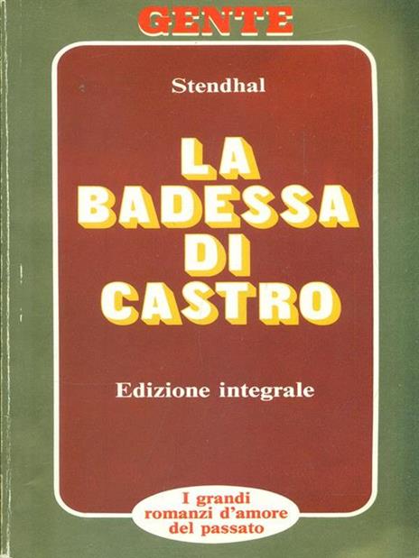 La badessa di Castro - Stendhal - 3