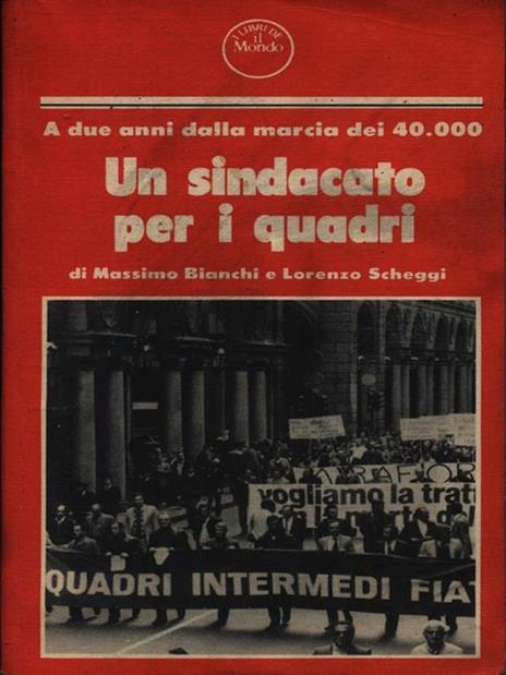 Un sindacato per i quadri - M. Bianchi - copertina