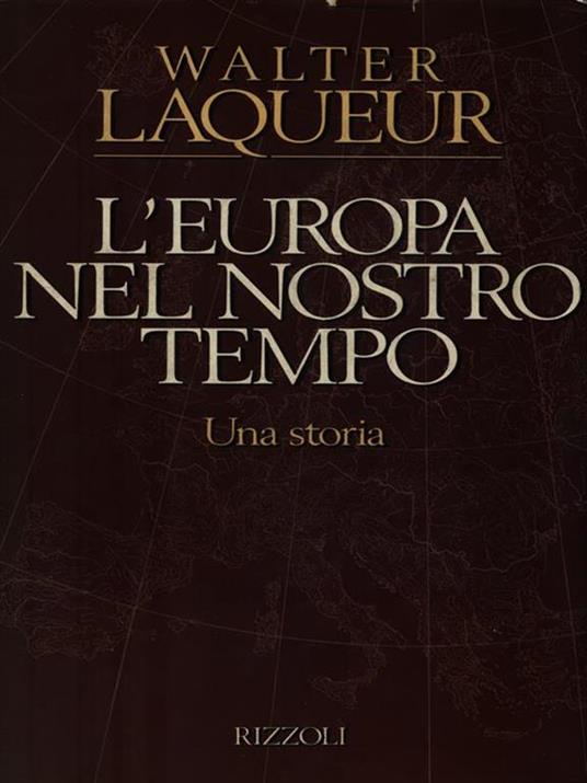 L' Europa nel nostro tempo - Walter Laqueur - copertina