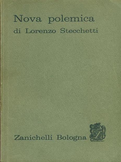 Nova polemica - Lorenzo Stecchetti - 3