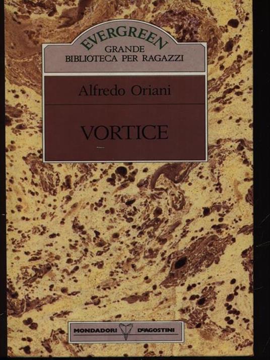   Vortice - Alfredo Oriani - copertina