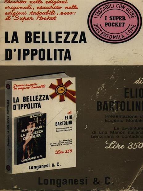 La bellezza d'Ippolita - Elio Bartolini - copertina