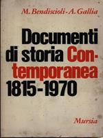 Documenti di storia contemporanea