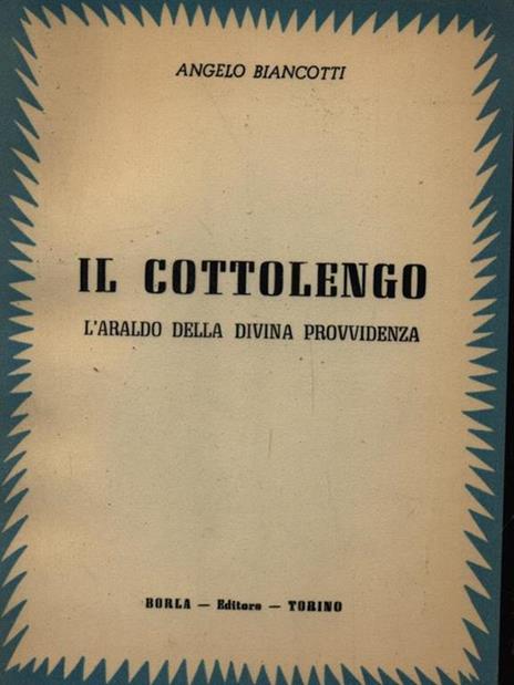 Il Cottolengo - Angelo Biancotti - copertina