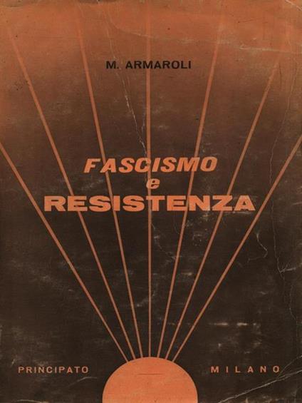 Fascismo e resistenza - Mino Armaroli - copertina