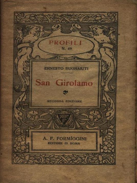 San Girolamo - Ernesto Buonaiuti - copertina