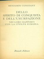 Dello spirito di conquista