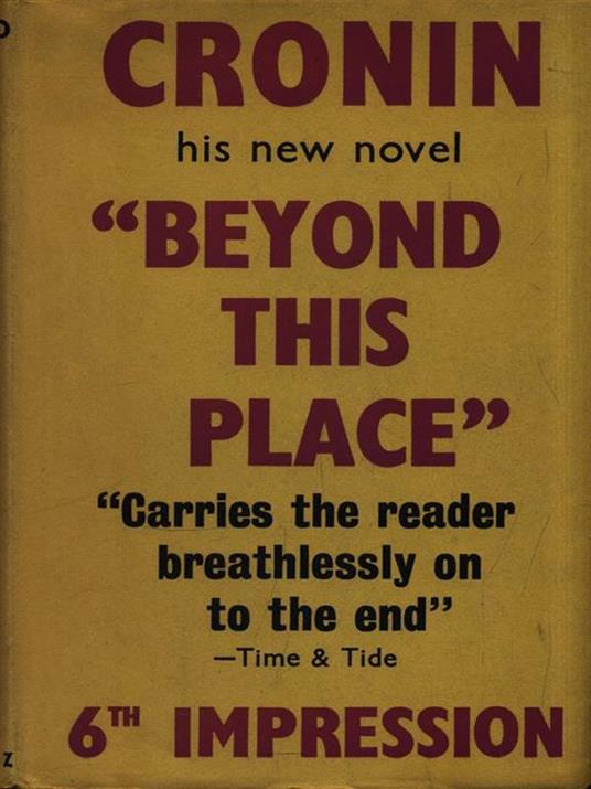   Beyond this place - A. Joseph Cronin - 3