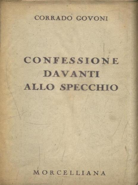 Confessione davanti allo specchio - Corrado Govoni - copertina